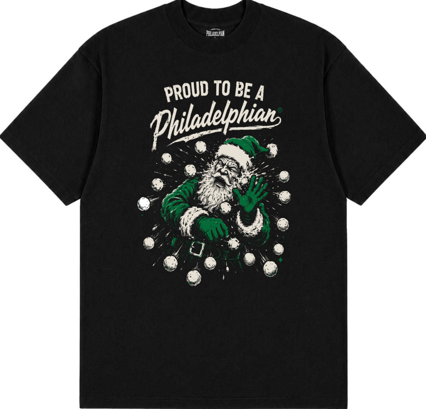 Philly Santa Tee product view